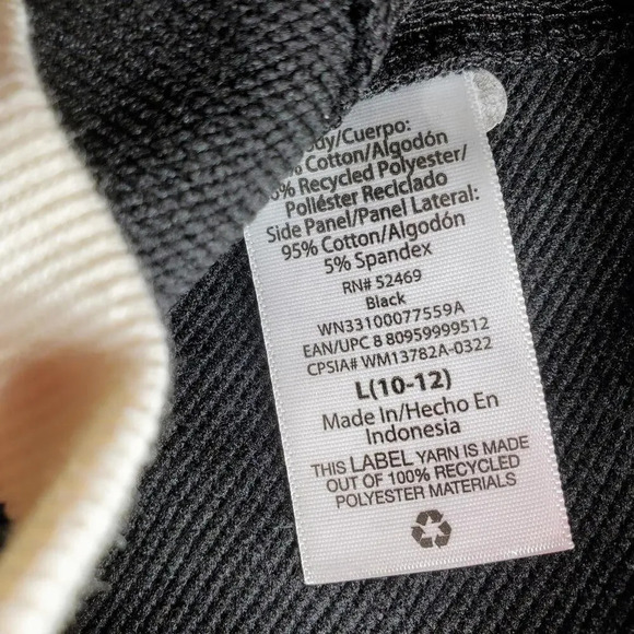 Wonder Nation Black and White Pullover Sweatshirt Size Large 10-12 NWOT - Picture 14 of 14